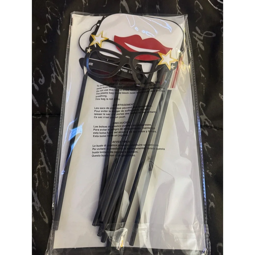 Creative Converting Hollywood Lights Photo Booth Props 10 ct Movie Theme Party